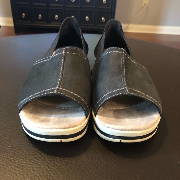 EARTH ORIGINS Black Open Toe Sneaker Sandals CARLRY CONNIE Size 8.5. - Picture 2 of 5